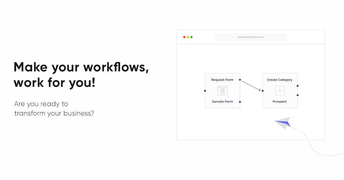 Let your Work Work for you with Saphyte Workflows